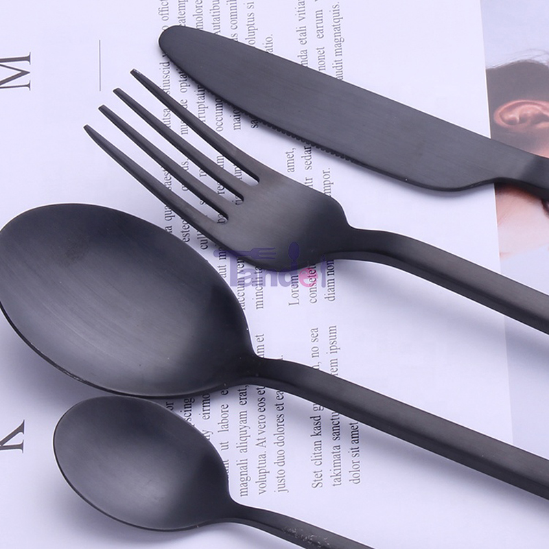 Dao bẩn, bao đựng giấy, bao đựng giấy, nĩa trải trải sẵn