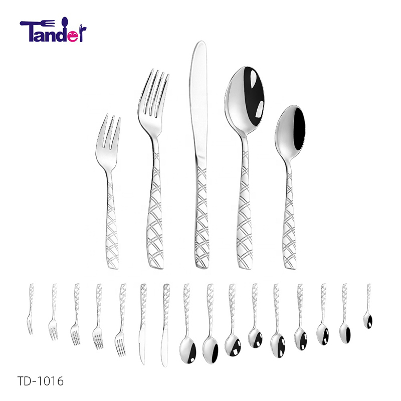 Kiểu tuyến rẻ 16pcs nhà hàng dùng vũ khí của khách sạn