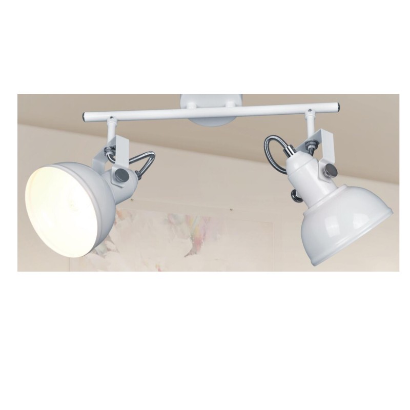 Spot light-2 với bóng kim loại và giá đỡ chữ U