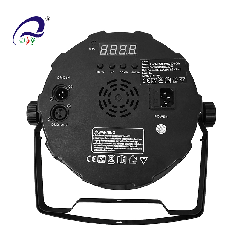 Đèn LED PL101 6 CÁI COB 200W Par Can Light cho sàn nhảy