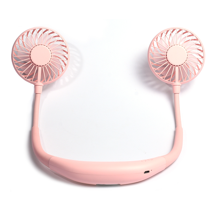 Quạt cầm tay miễn phí đeo cổ thể thao Quạt USB có thể sạc lại Quạt tay cổ
