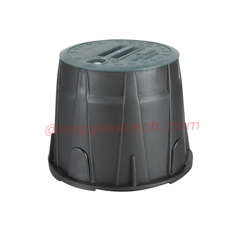 hệ thống tưới tự động cảnh quan năng lượng mặt trời 6 10 12 inch van nhựa và hộp đồng hồ nước