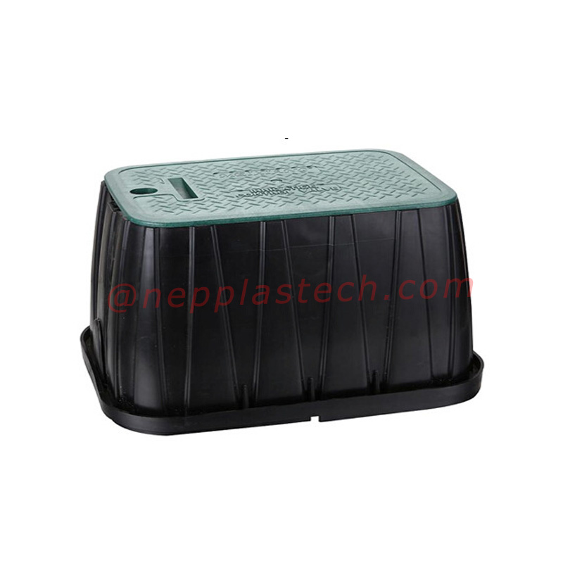 hệ thống tưới tự động cảnh quan năng lượng mặt trời 6 10 12 inch van nhựa và hộp đồng hồ nước