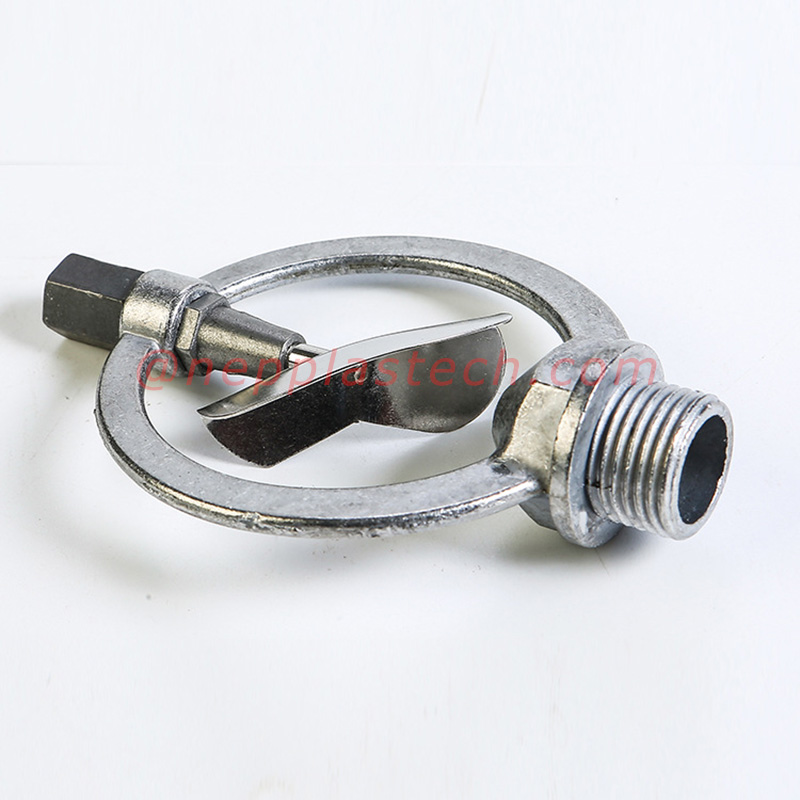 Bướm hợp kim kẽm 1\/2 inch tự động xoay mưa phun cỏ tưới và tưới tưới vườn