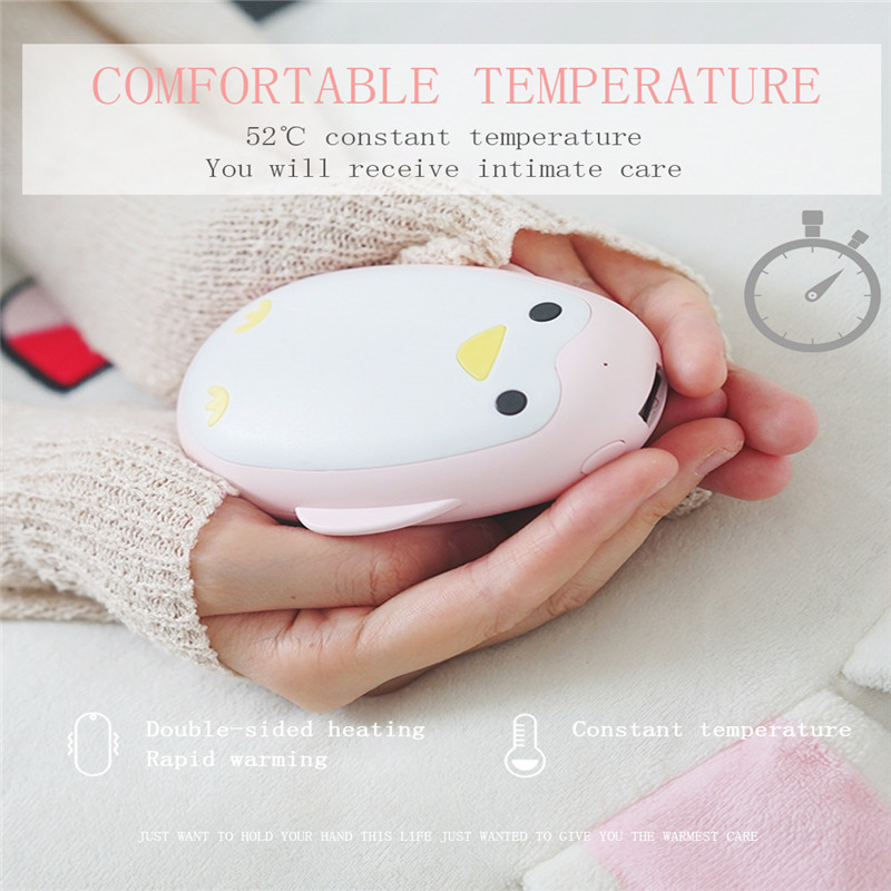 Bộ ấm tay ngân hàng túi mùa đông đầy màu sắc Bộ ấm tay 5200mAh