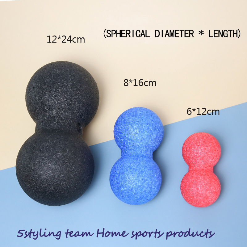 Bóng đậu phộng, bóng fascia, bóng massage EPP, thư giãn cơ bắp, nắm tay, bóng tập thể dục yoga, thư giãn duy nhất, phục hồi chức năng cổ tử cung