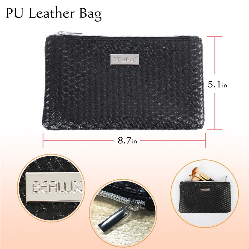 Bộ cọ trang điểm 11 chiếc Bàn chải trang điểm Premium Bristles Powder Foundation Foundation Blush Contour Concealers Lip Eyeshadow Brush Kit with Travel Makeup Bag.