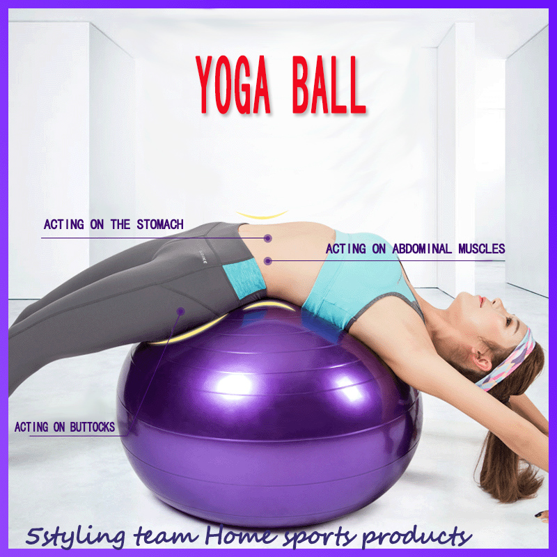 PVC dày chống cháy nổ yoga tập thể dục massage bóng phục hồi chức năng đào tạo Cao su Yoga cân bằng bóng thiết bị thể thao bán buôn