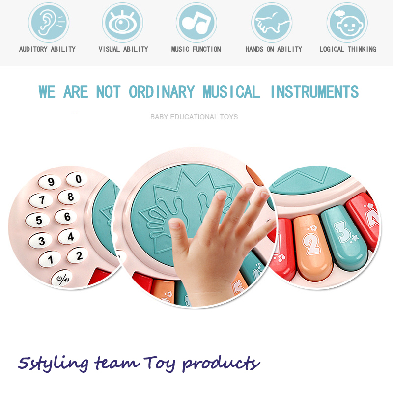 Nhạc thiếu nhi, ánh sáng, vỗ tay, đàn organ điện tử, điện thoại, trống, bài hát thiếu nhi, ý thức giáo dục, đồ chơi giáo dục sớm cho trẻ em