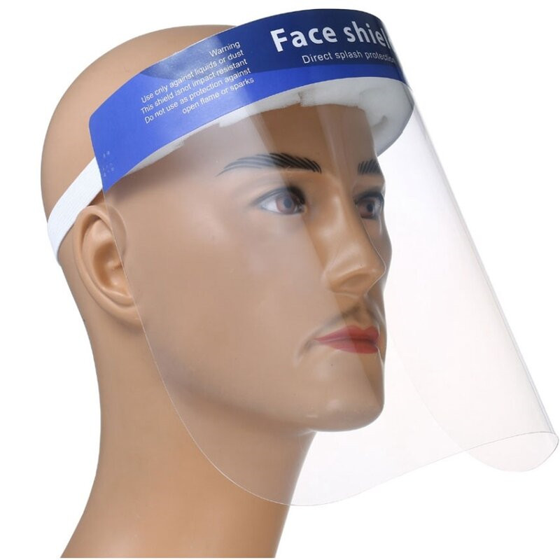 Mặt bảo vệ dẻo dẻo, chống-Saliva, chống gió hút bụi, mặt bảo vệ toàn bộ mặt che mặt, phụ nữ.