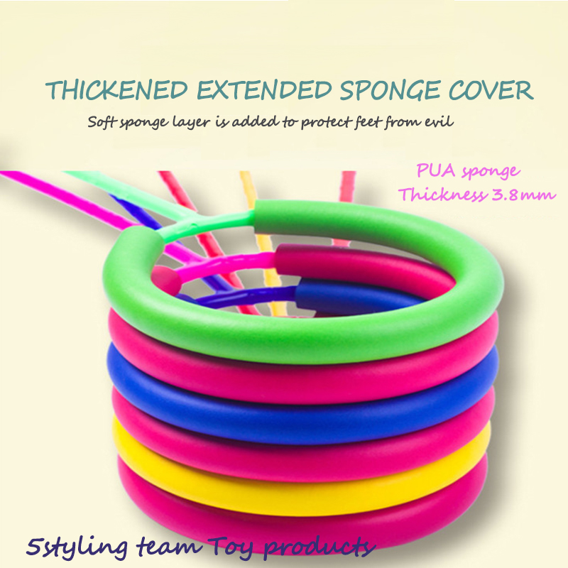 Trẻ em nhảy bóng chân nhảy bóng nhảy flash đồ chơi nhảy một chân nhảy bóng nhảy câu lạc bộ đặt chân nhảy bóng