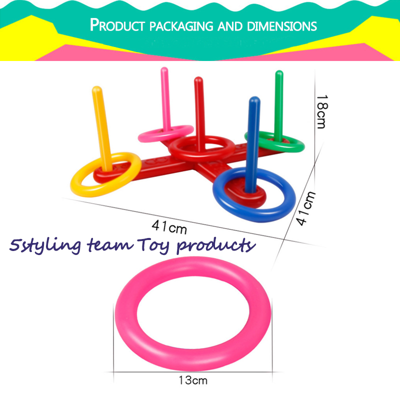 Ném hoops đồ chơi thể thao của trẻ em ném hoops trong nhà và ngoài trời đạo cụ thể dục thể thao để cải thiện sự tập trung