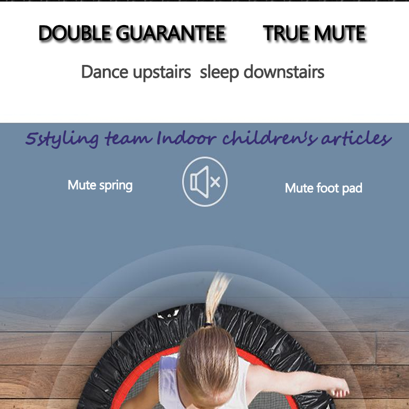 Trampoline nhà trẻ em trong nhà gấp mùa xuân trampoline dành cho người lớn phòng tập thể dục trẻ em Trampoline