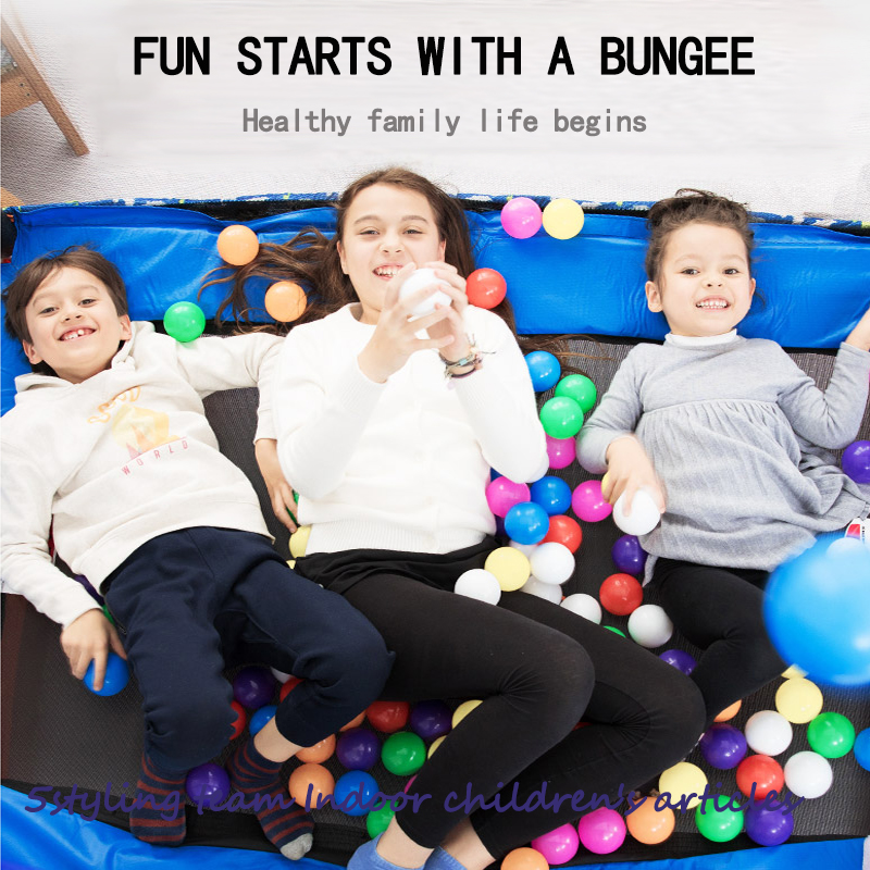 American trampoline swing trẻ em nhà trẻ em trong nhà trampoline với lưới bảo vệ