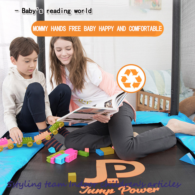 American trampoline swing trẻ em nhà trẻ em trong nhà trampoline với lưới bảo vệ