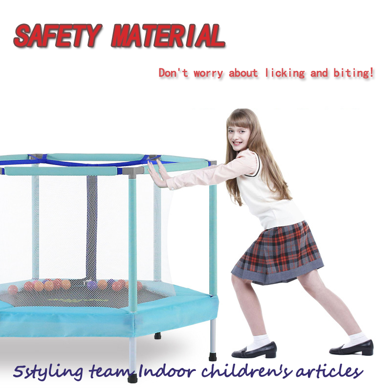 Mỹ nảy bạt lò xo trẻ em trong nhà và ngoài trời giường lưới bảo vệ mùa xuân nảy giường đồ chơi nảy giường