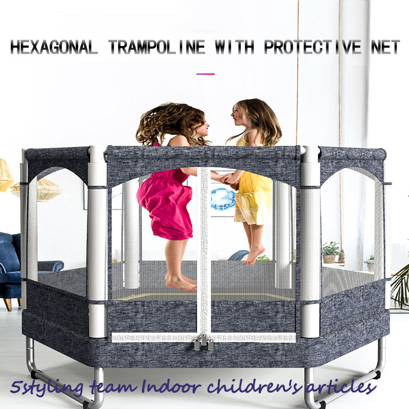 Boden trampoline nhà trẻ em trong nhà trampoline trẻ em vành đai thể dục lưới nhà đồ chơi trampoline