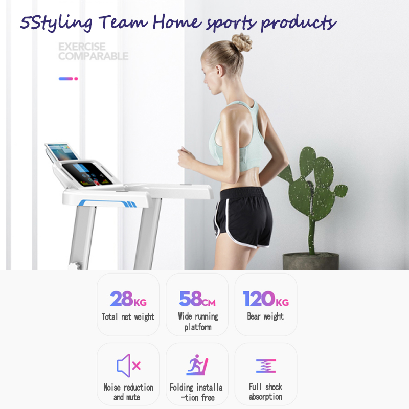 Xuyên biên giới nóng mới máy chạy bộ thương mại trong và ngoài nước máy đi bộ thông minh có thể gập lại trong nhà thiết bị thể dục đa chức năng