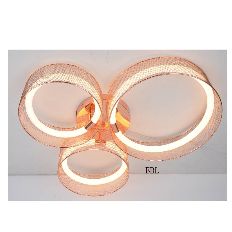 Bóng trần bằng lưới, có họa tiết bằng kim loại