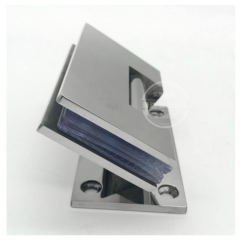 Kẹp phòng tắm Kẹp cửa kính phòng tắm bằng thép không gỉ Bản lề phòng tắm mở đôi