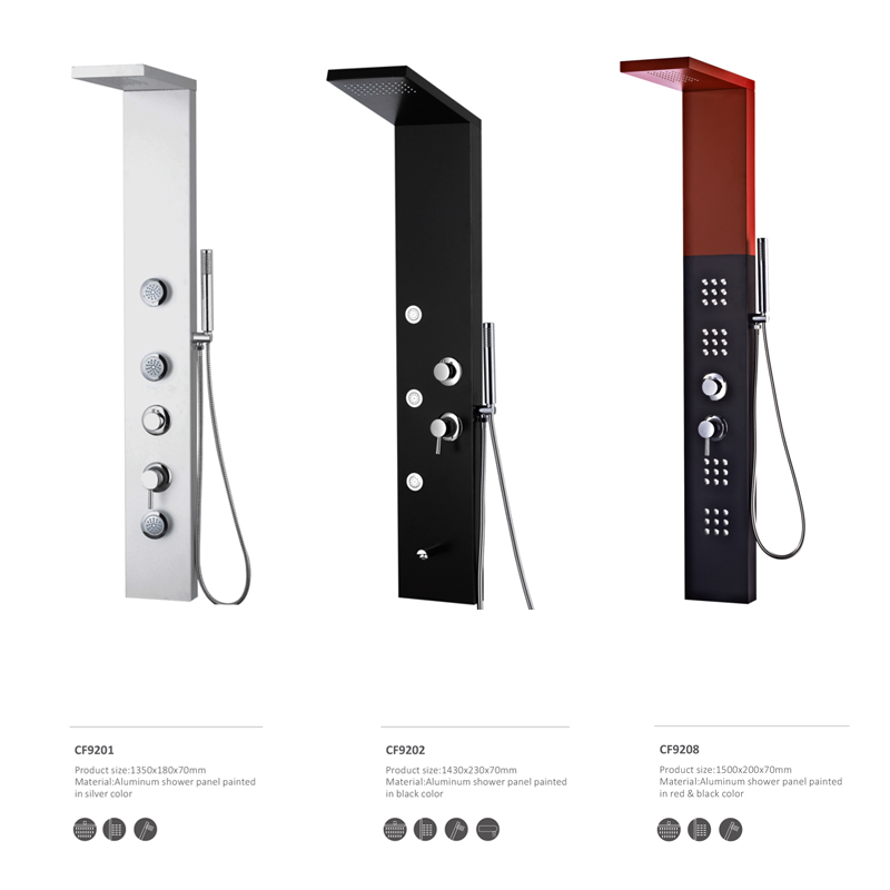 Bảng điều khiển vòi hoa sen nhôm CF9227