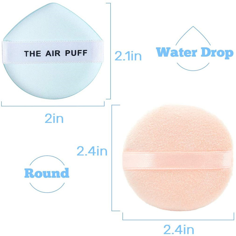 Phần bù đắp bột Velour Puff Puffs với Air Cushion Puff Puff Puffs Puff quanh spoge nước nước bột Mỹ tự nhiên bột đổ tự do do phát minh Latex Foundation Puff for dry Um Um Um Um