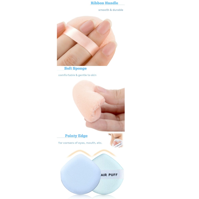 Phần bù đắp bột Velour Puff Puffs với Air Cushion Puff Puff Puffs Puff quanh spoge nước nước bột Mỹ tự nhiên bột đổ tự do do phát minh Latex Foundation Puff for dry Um Um Um Um
