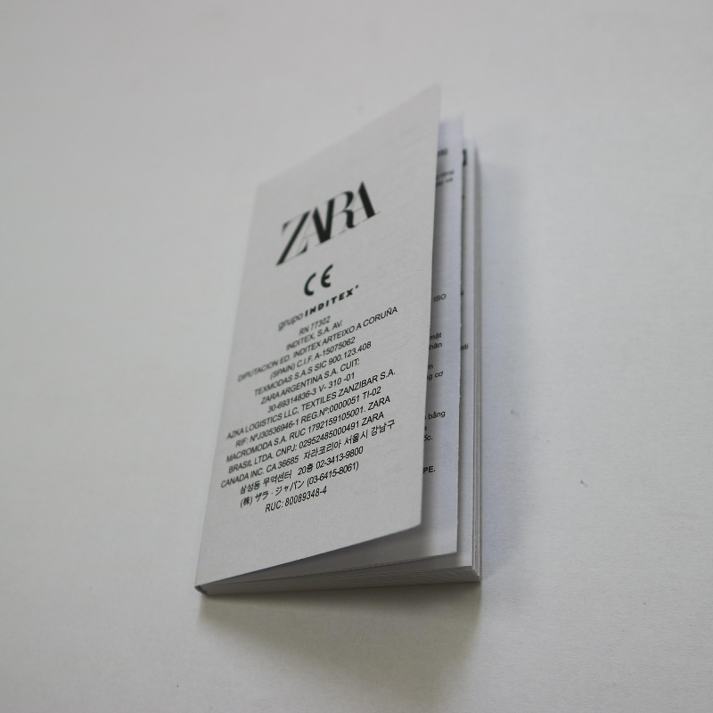 In đơn sắc tùy chỉnh thủ công gấp