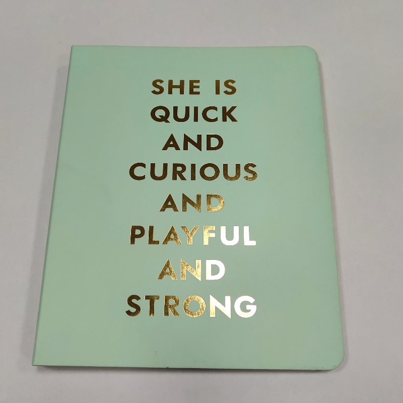 Giấy ghi sổ tay đóng đinh bằng vàng