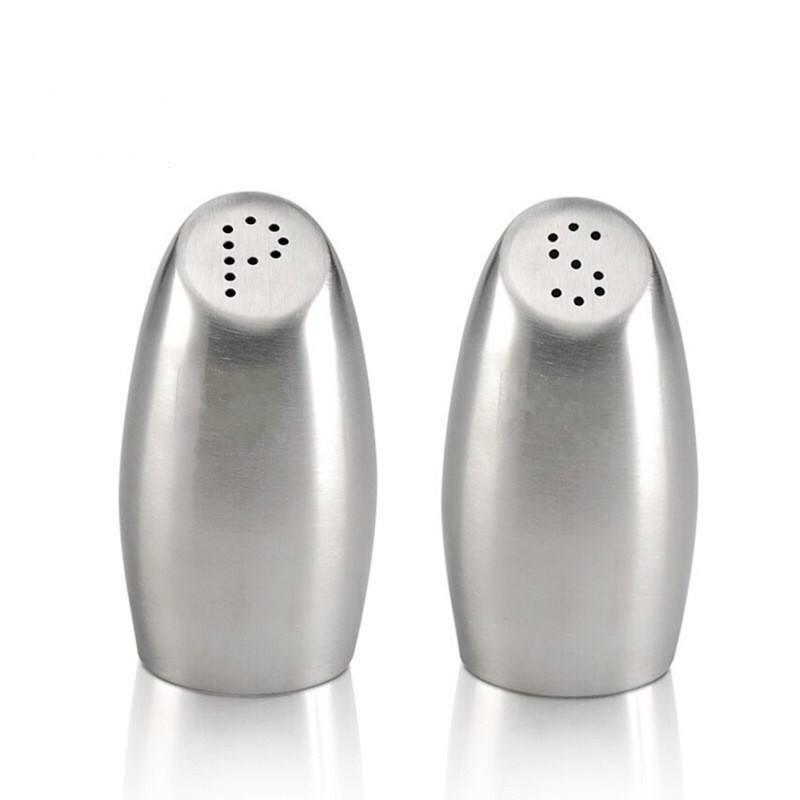 giá đỡ 3 miếng thép không gỉ Bộ phân phối bột đặt lọ muối và hạt tiêu shaker