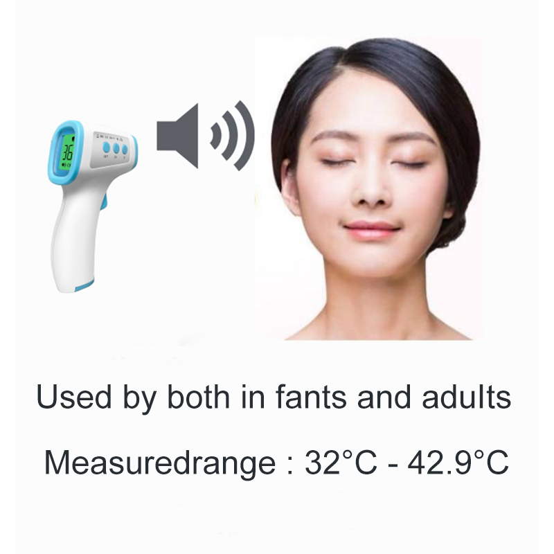 Nhiệt độ cầm tay chính xác Súng nhiệt kế hồng ngoại kỹ thuật số không tiếp xúc