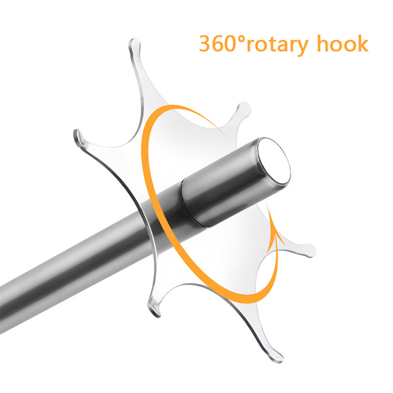 Nhà bếp quay giá xẻng Móc áo thép không gỉ Chủ lưu trữ quay kệ lưu trữ công cụ nấu ăn tổ chức