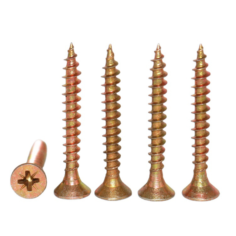 C1022 Vàng Kẽm Phosphate Lớp phủ đầu CSK Pozi Drive Chipboard