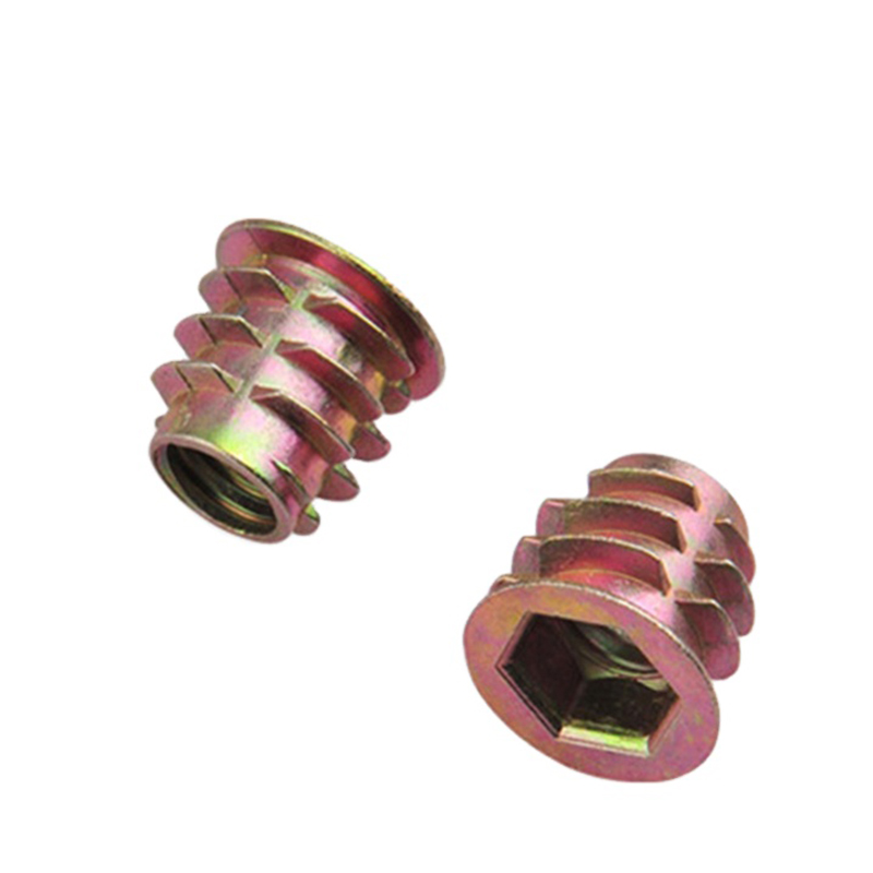 Trung Quốc cung cấp chất lượng tốt chèn Nut nội thất với máy giặt mạ đồng