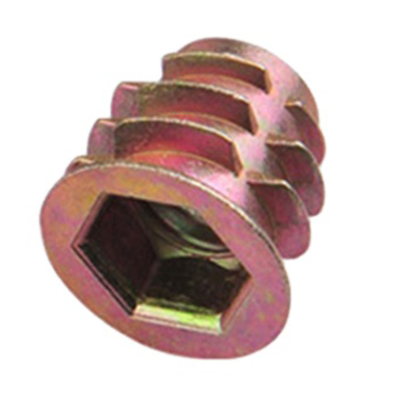 Trung Quốc cung cấp chất lượng tốt chèn Nut nội thất với máy giặt mạ đồng