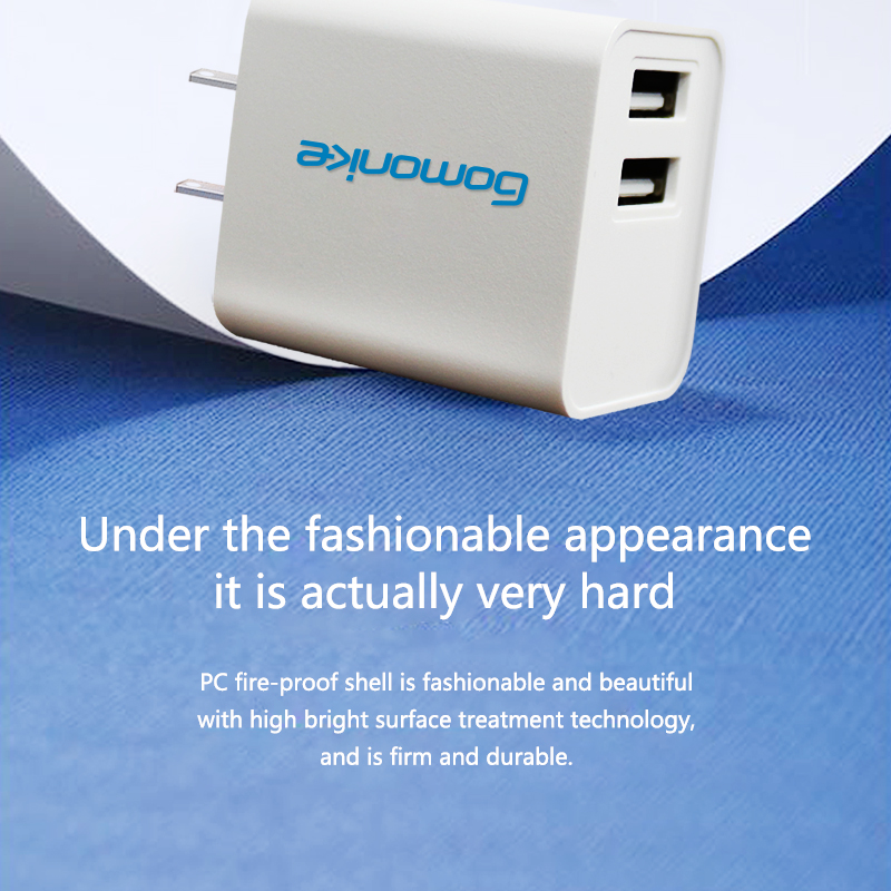 USA có thể thích ứng phụ, 2.1A Đôi Đôi Đôi Pin Máy xách tay với iPhone,Samsung,các tế bào Android