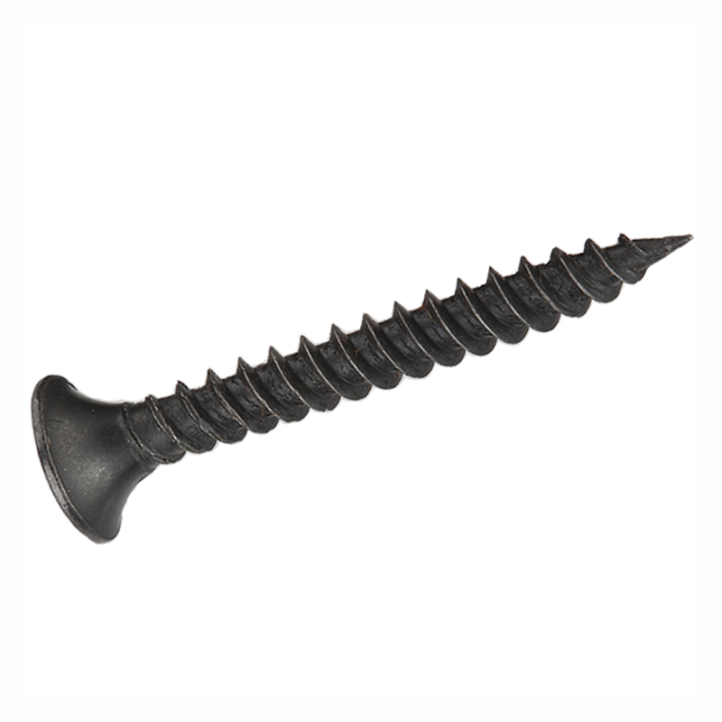 Đen chìm phốt đầu thép không gỉ sợi tốt tự khai thác vít