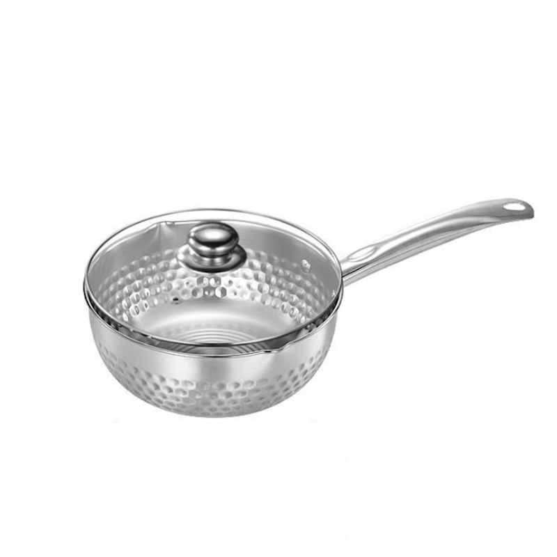 Nồi tuyết Nhật Bản, nồi sữa làm bằng thép không gỉ chấm