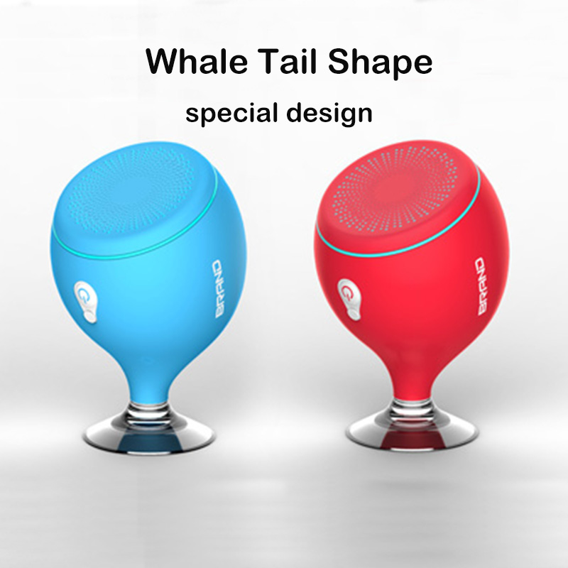 S6 Mini IPX6 Loa không dây chống nước cầm tay Bơi Sucker Loa giữ điện thoại với ánh sáng đầy màu sắc