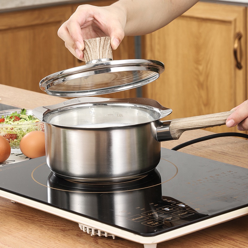 Bình sữa hình cánh hoa 1 lớp \/ 2 lớp có tay cầm bakelite