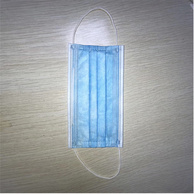 Mặt nạ sắp xếp ba lớp mặt nạ bảo vệ bông, ngăn chặn vi khuẩn, nước bọt,