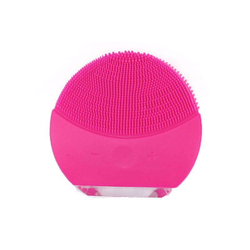 2020 Bàn chải rửa mặt bằng điện Silicone Sonic Rung Mini Cleaner Deep Pore Cleaning Skin Massage mặt