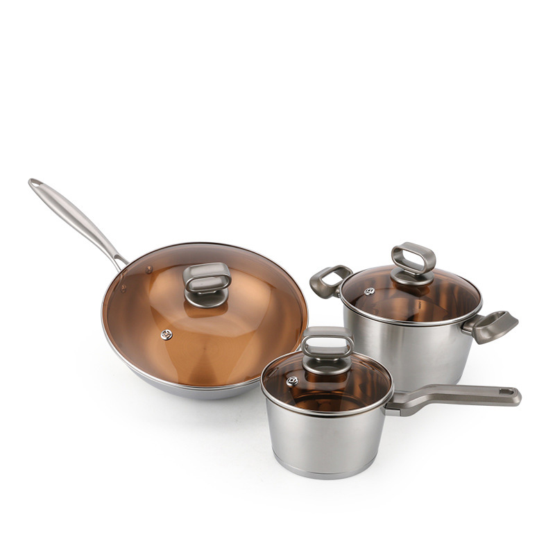 Bộ dụng cụ nấu ăn bằng thép