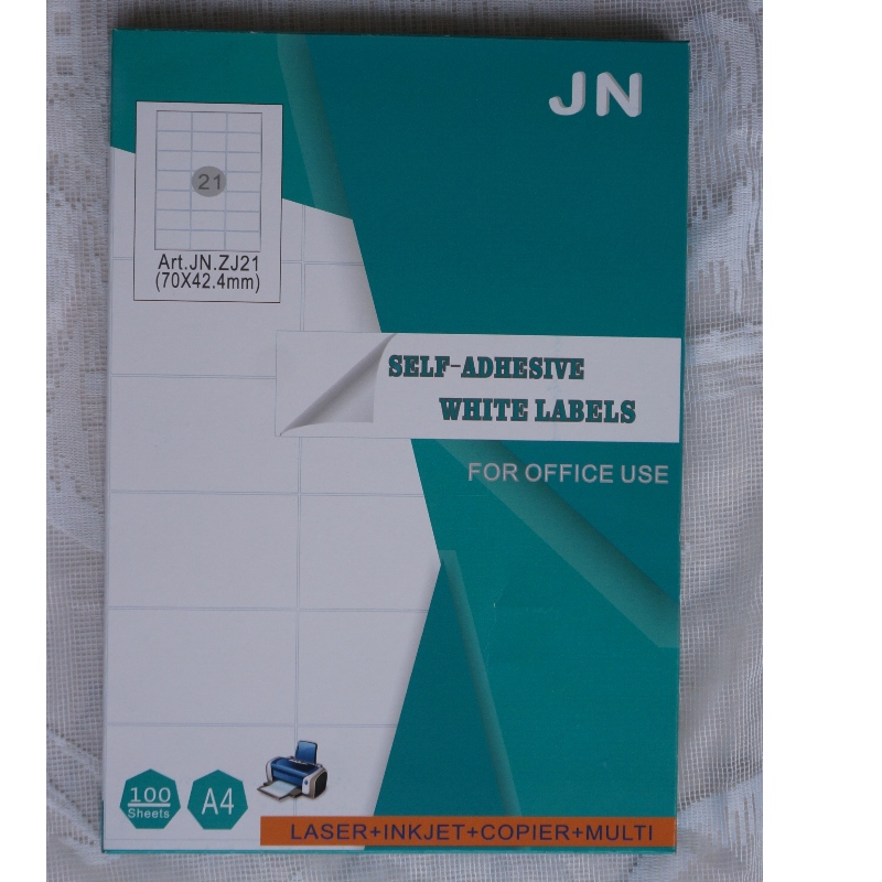 Nhãn dán nhãn A4 màu trắng
