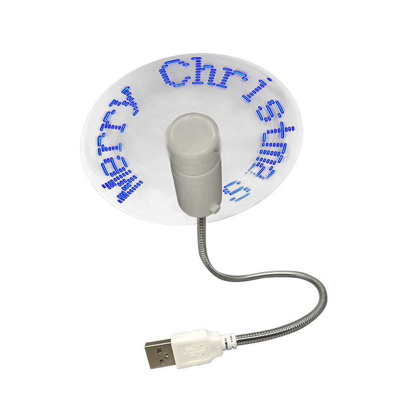 Quạt đồng hồ led USB S02