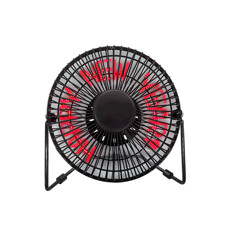 Quạt hiển thị đồng hồ LED với thời gian nhiệt độ 6 inch (6B)