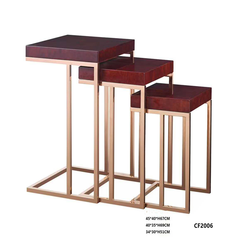 Bàn bên inox, bàn bên sắt rèn Đồ nội thất khách sạn Vật tư khách sạn