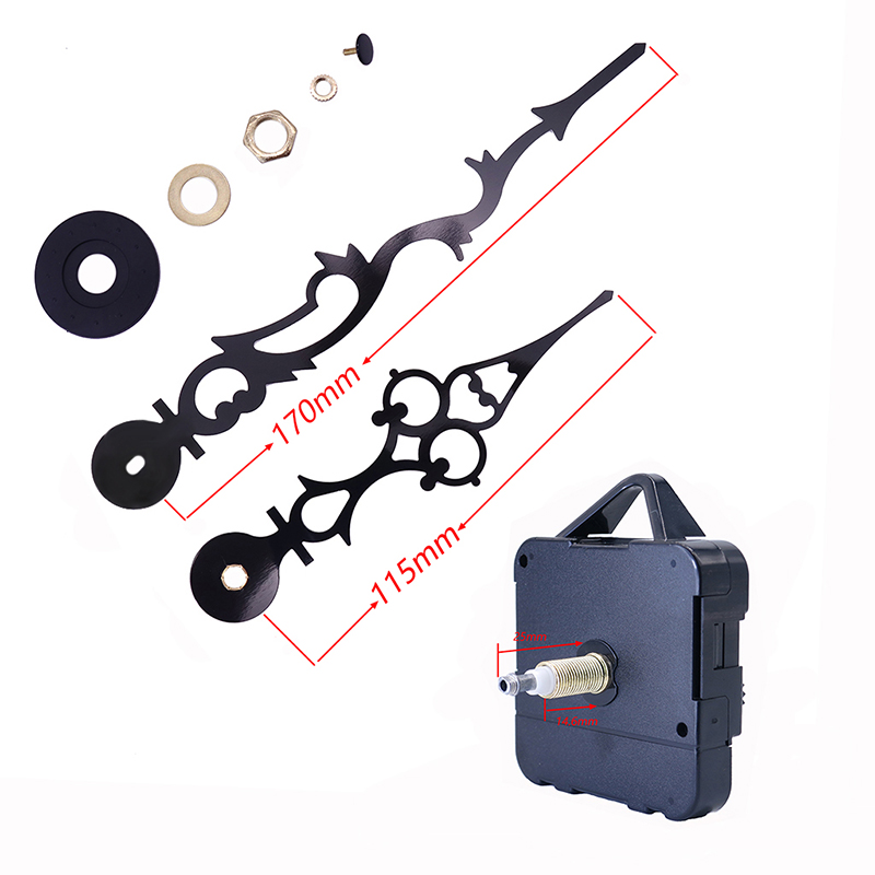 Bán buôn 15mm mô-men xoắn lớn tôi trục đồng hồ treo tường chuyển động với kim đồng hồ