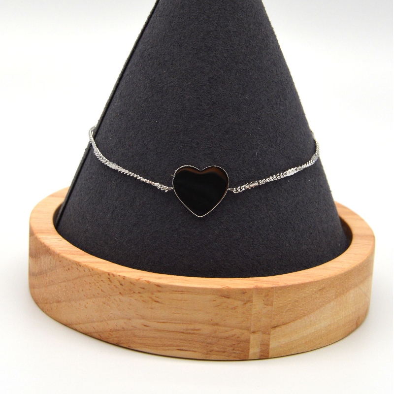 Dây chuyền tim kim loại
