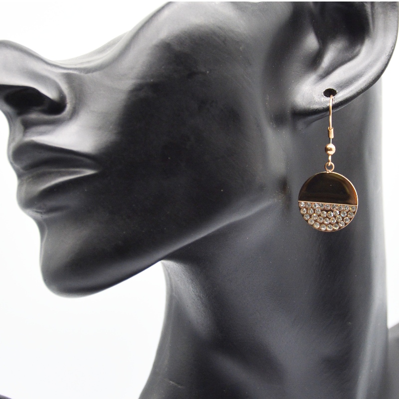 Trang sức thời trang, thép không rỉ, bông tai thép không rỉ, kim cương, Name